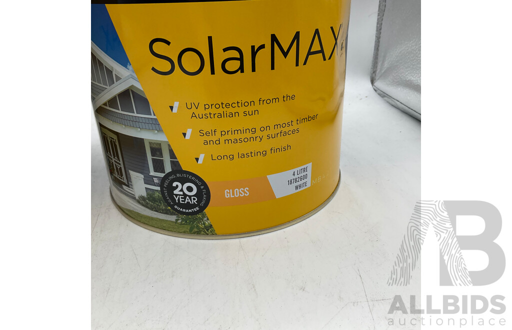 ACCENT SolarMAX Gloss White 4L - Lot of 2