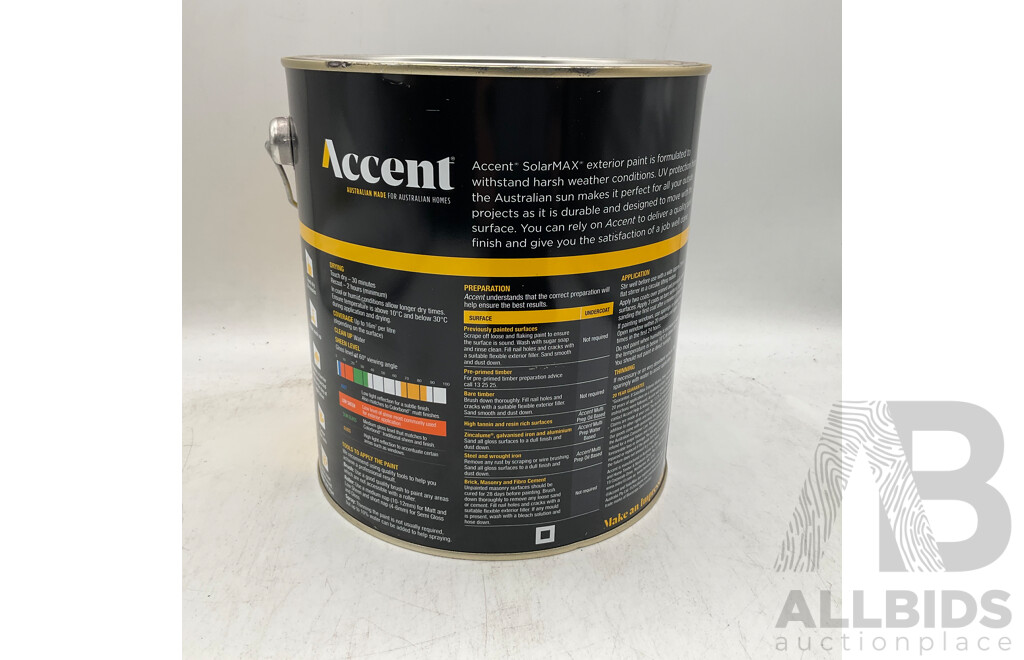 ACCENT SolarMAX Low Sheen Deep 4L