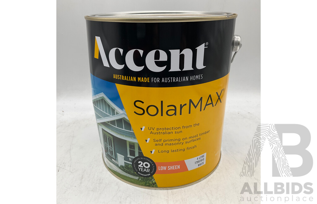 ACCENT SolarMAX Low Sheen White 4L