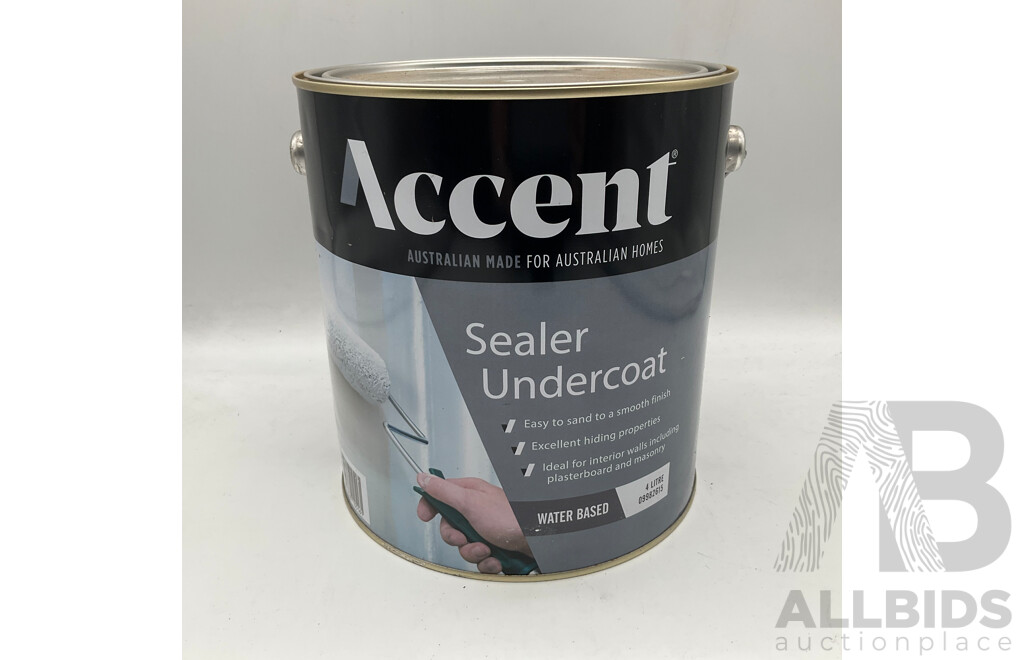 ACCENT Sealer Undercoat Water Based 4L