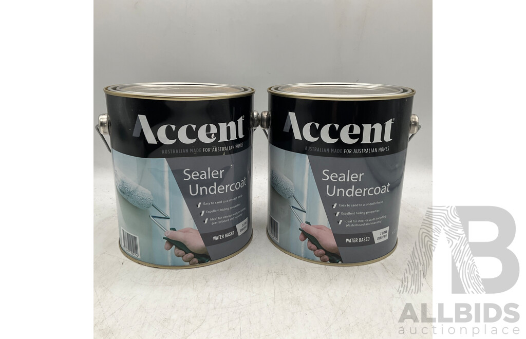 ACCENT Sealer Undercoat Water Based 2L - Lot 2