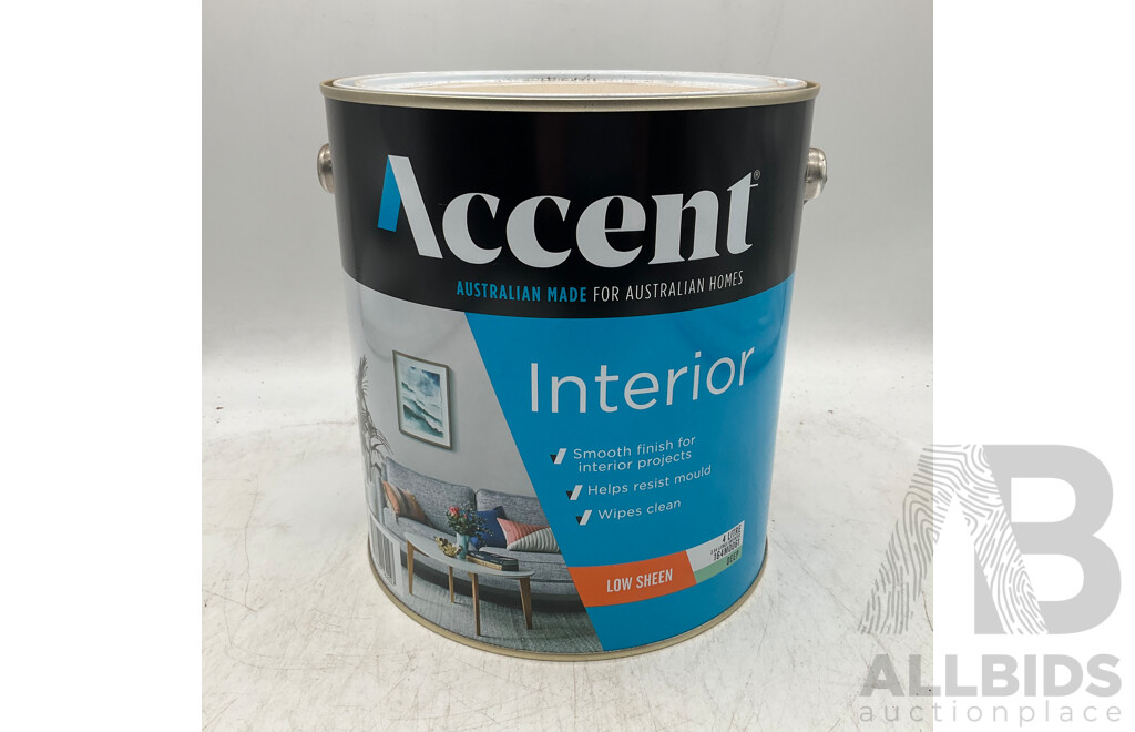 ACCENT Interior  Low Sheen Deep 4L