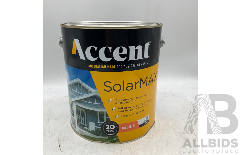 ACCENT SolarMAX Low Sheen Black 4L