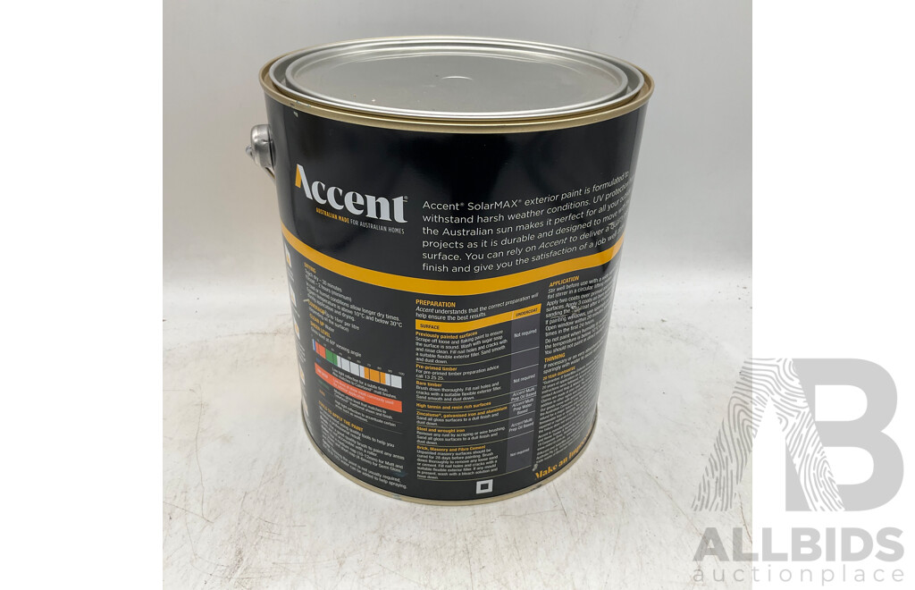 ACCENT SolarMAX Low Sheen Black 4L