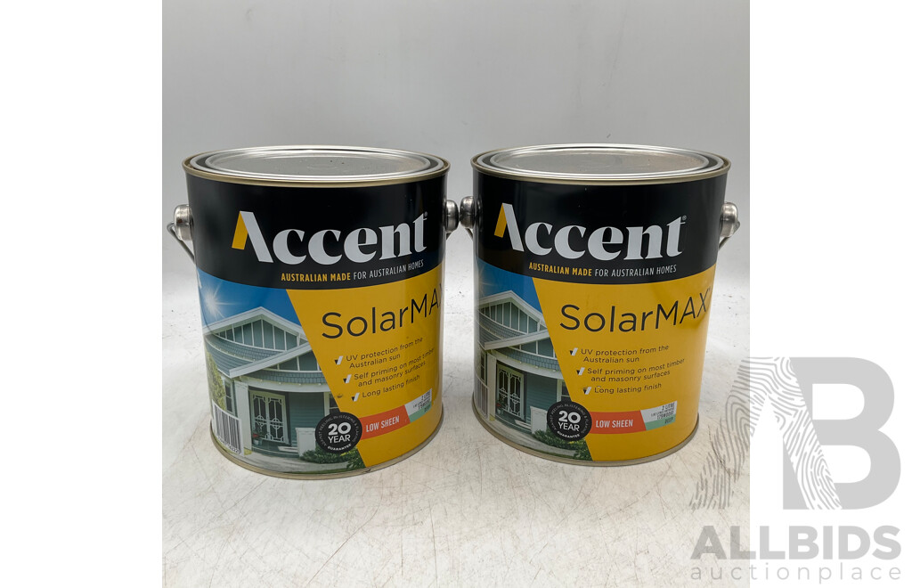 ACCENT SolarMAX Low Sheen Deep 2L - Lot of 2