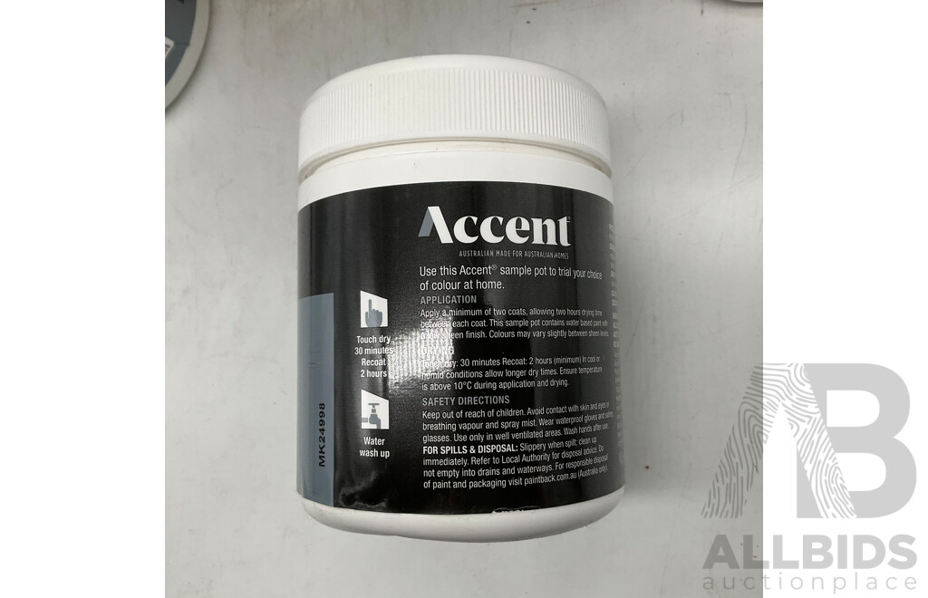 ACCENT Simple Pot 500ml White - Lot of 7