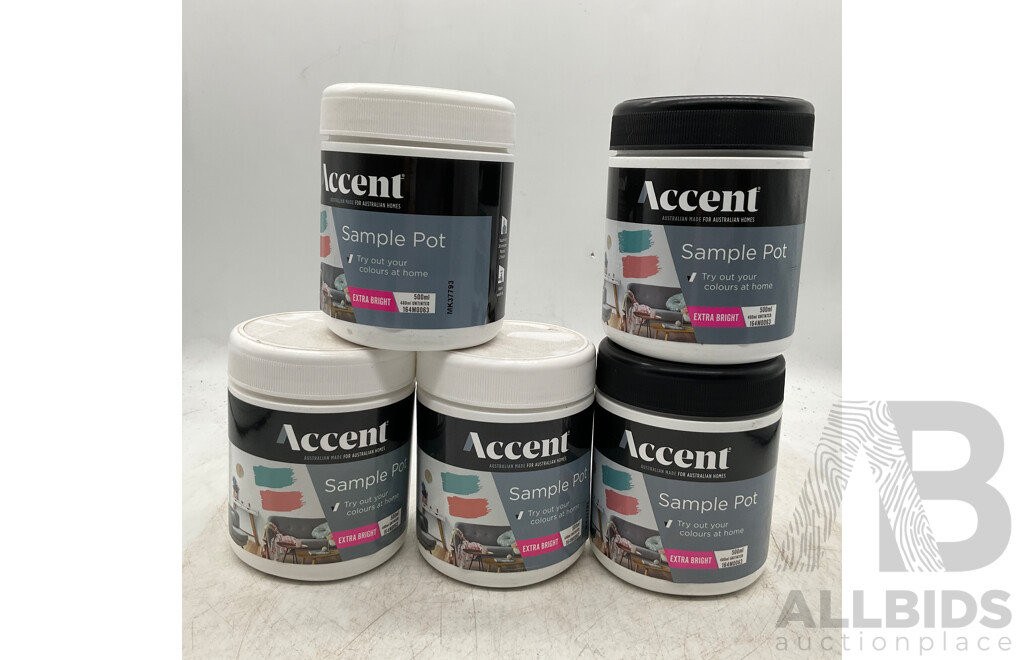 ACCENT Simple Pot Extra Bright 500ml  - Lot of 5