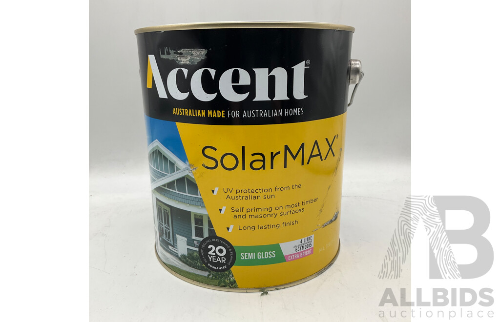 ACCENT Solar MAX Semi Gloss Extra Bright 4L