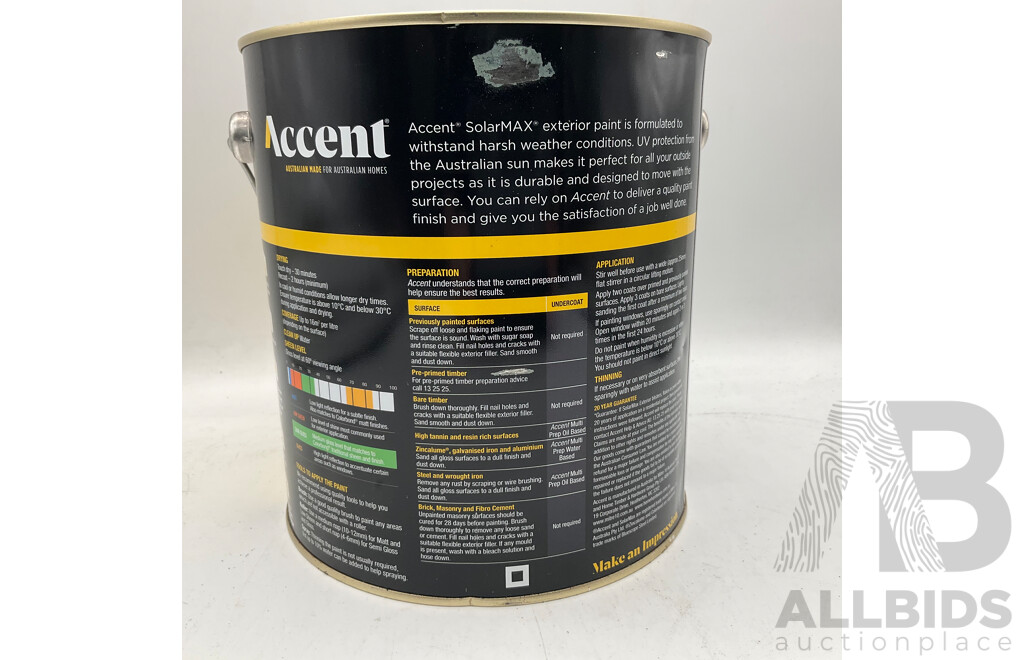 ACCENT Solar MAX Semi Gloss Extra Bright 4L