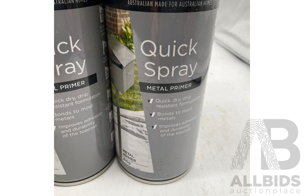 ACCENT Quick Spary Creamy Neutral Gloss /Metal Primer / Undercoat - Lot of 16