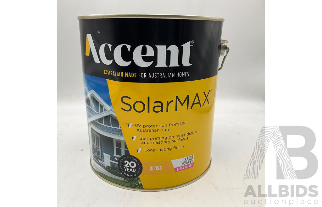 ACCENT Solar MAX Gloss Extra Bright 4L