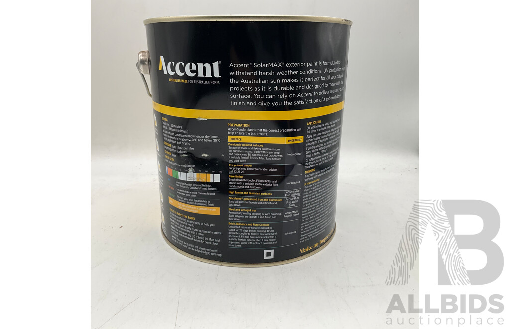 ACCENT Solar MAX Gloss Extra Bright 4L