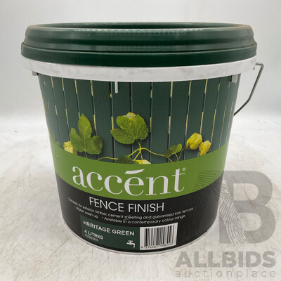 ACCENT Fence Finish Heritage Green 4L