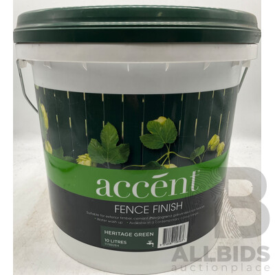 ACCENT Fence Finish Heritage Green 10L