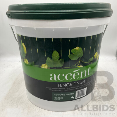 ACCENT Fence Finish Heritage Green 10L