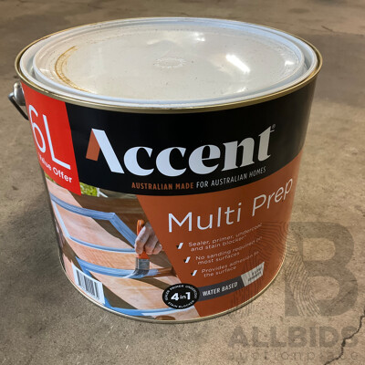 ACCENT Water Based Multi Prep 6L