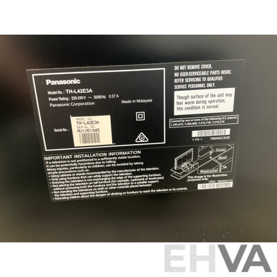 Panasonic 42inch TV TH-L42E3A