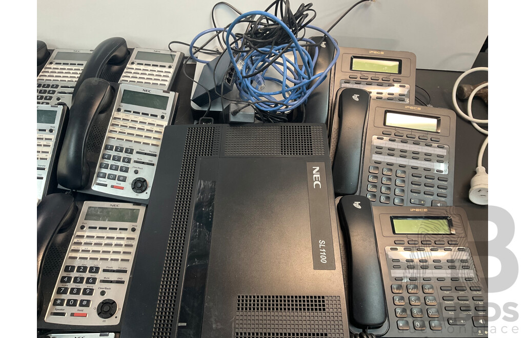 Assorted Office Phone Systems NEC SL1100 and Telstra