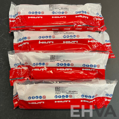 HILTI HAS-U 5.8M 16x190 Anchor Rod X 56PCS & HIT-HY 200-R V3 Adhesive Anchor 500ml X4