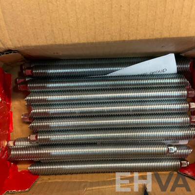 HILTI HAS-U 5.8M 16x190 Anchor Rod X 56PCS & HIT-HY 200-R V3 Adhesive Anchor 500ml X4