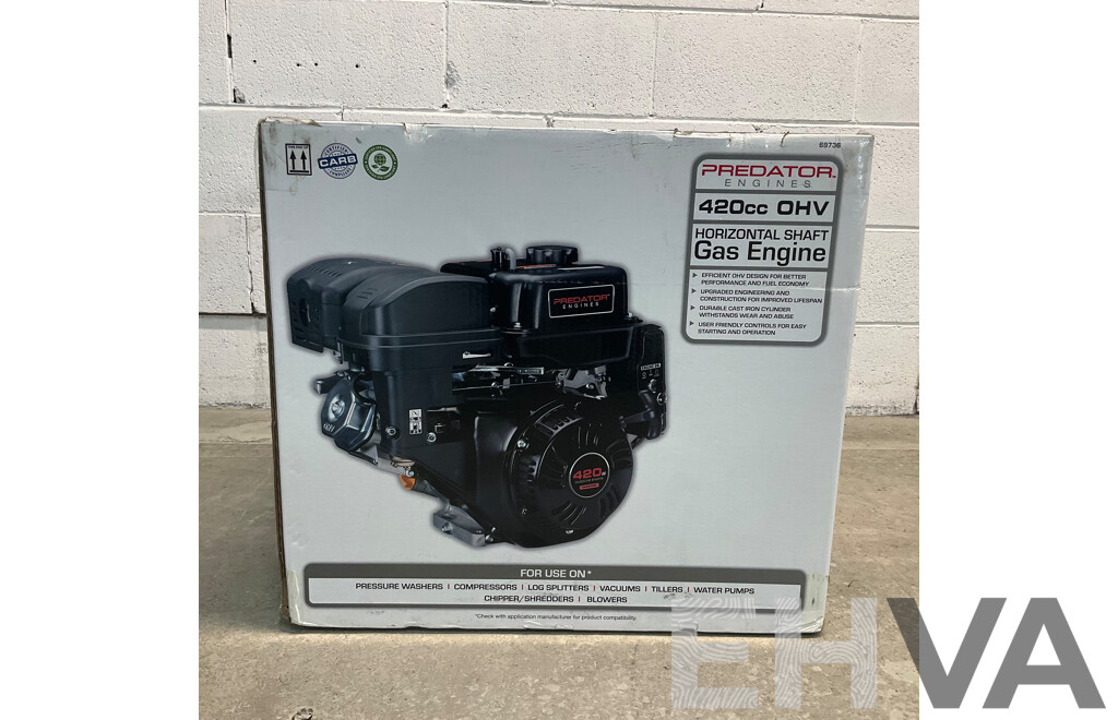 Predator Engine 420cc OHV Horizontal Shaft Gas Engine