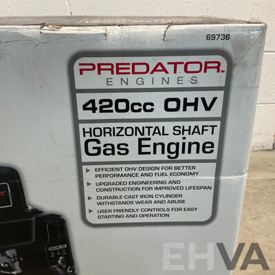 Predator Engine 420cc OHV Horizontal Shaft Gas Engine
