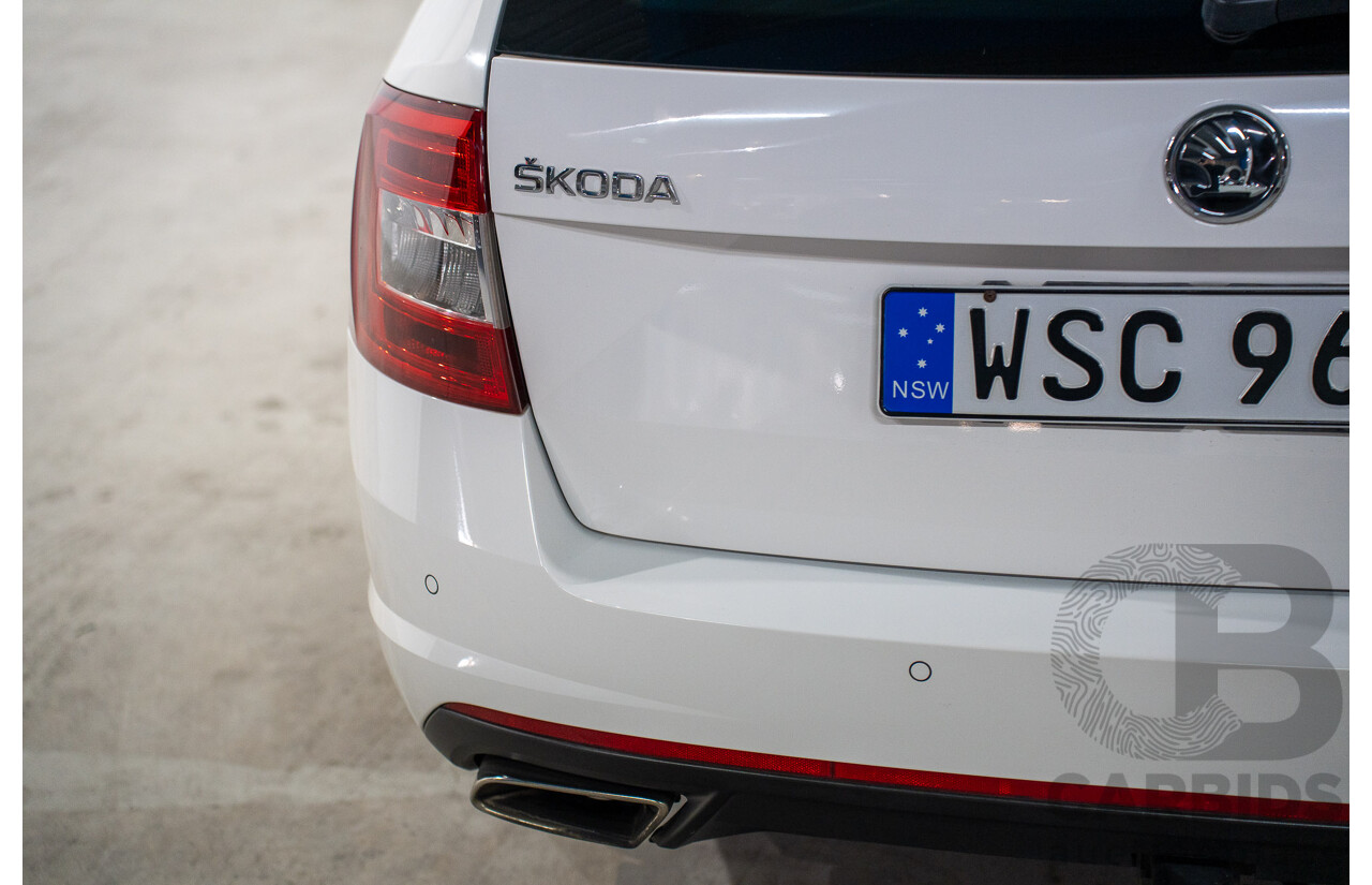 1/2014 Skoda Octavia RS 162 TSI NE MY15 4d Wagon White Turbo 2.0L