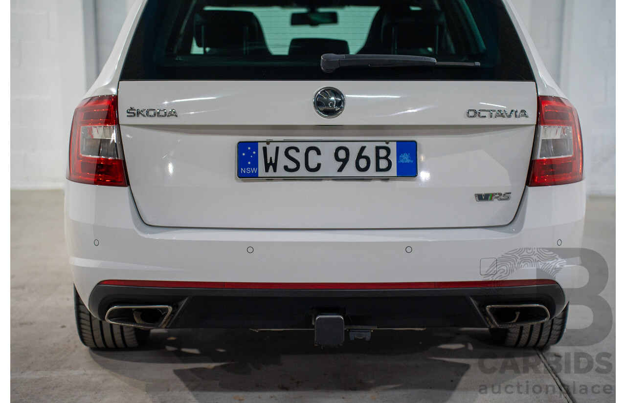 1/2014 Skoda Octavia RS 162 TSI NE MY15 4d Wagon White Turbo 2.0L