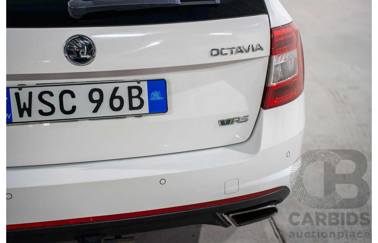 1/2014 Skoda Octavia RS 162 TSI NE MY15 4d Wagon White Turbo 2.0L