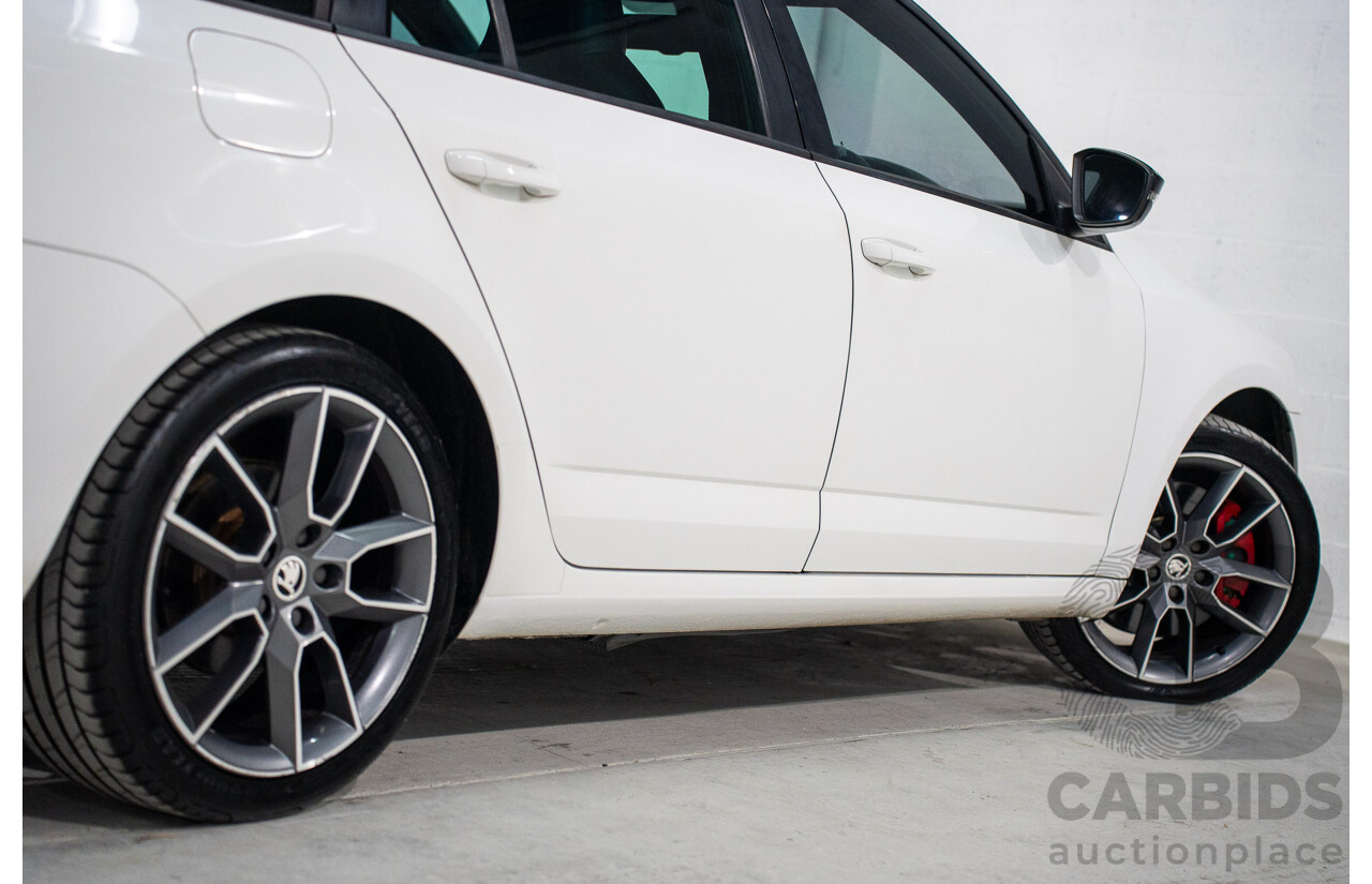 1/2014 Skoda Octavia RS 162 TSI NE MY15 4d Wagon White Turbo 2.0L