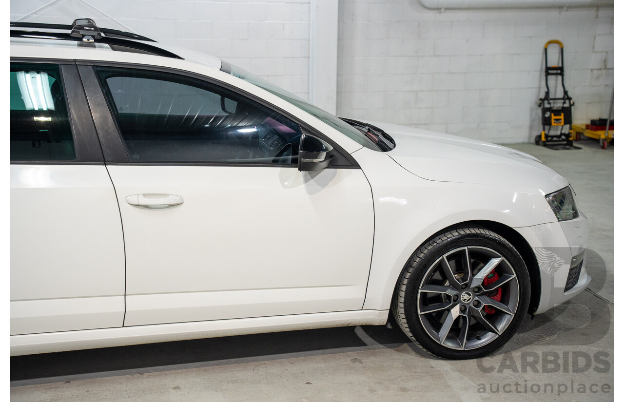 1/2014 Skoda Octavia RS 162 TSI NE MY15 4d Wagon White Turbo 2.0L