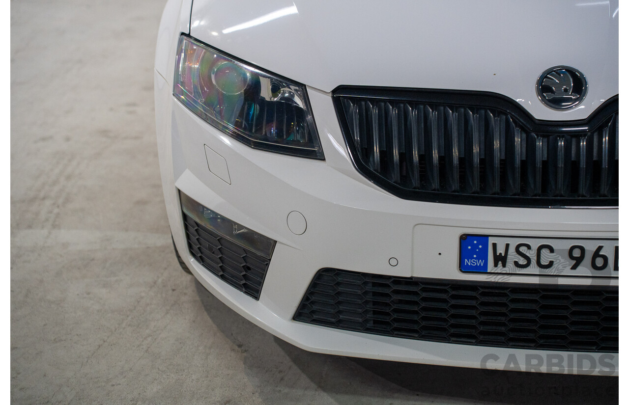 1/2014 Skoda Octavia RS 162 TSI NE MY15 4d Wagon White Turbo 2.0L