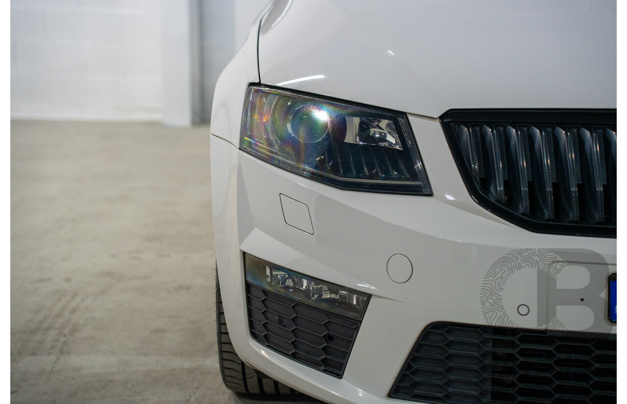 1/2014 Skoda Octavia RS 162 TSI NE MY15 4d Wagon White Turbo 2.0L