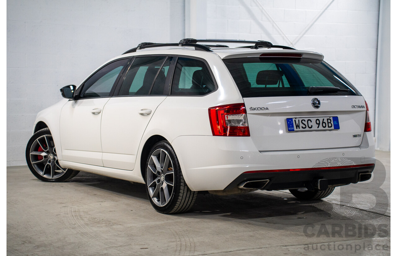 1/2014 Skoda Octavia RS 162 TSI NE MY15 4d Wagon White Turbo 2.0L