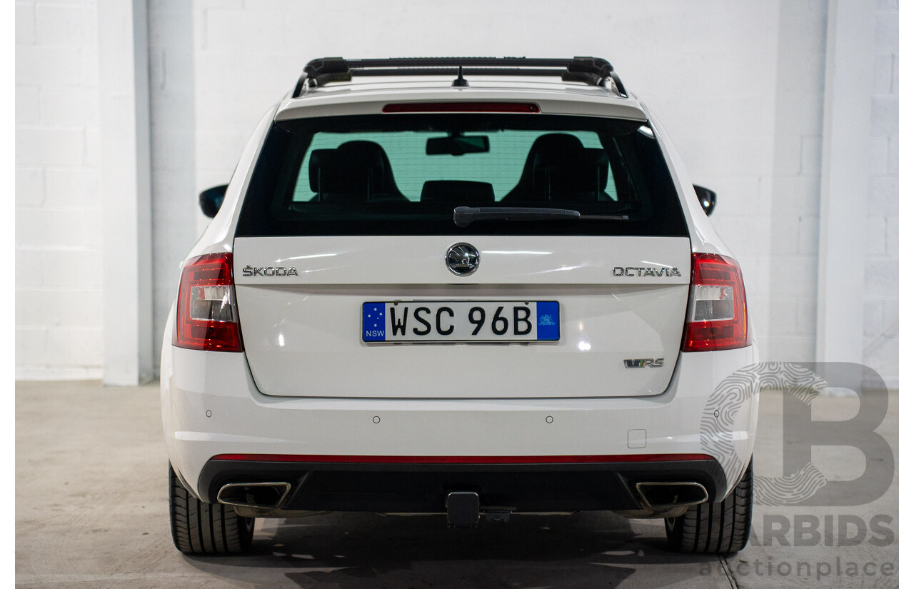 1/2014 Skoda Octavia RS 162 TSI NE MY15 4d Wagon White Turbo 2.0L