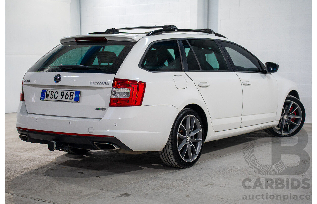 1/2014 Skoda Octavia RS 162 TSI NE MY15 4d Wagon White Turbo 2.0L