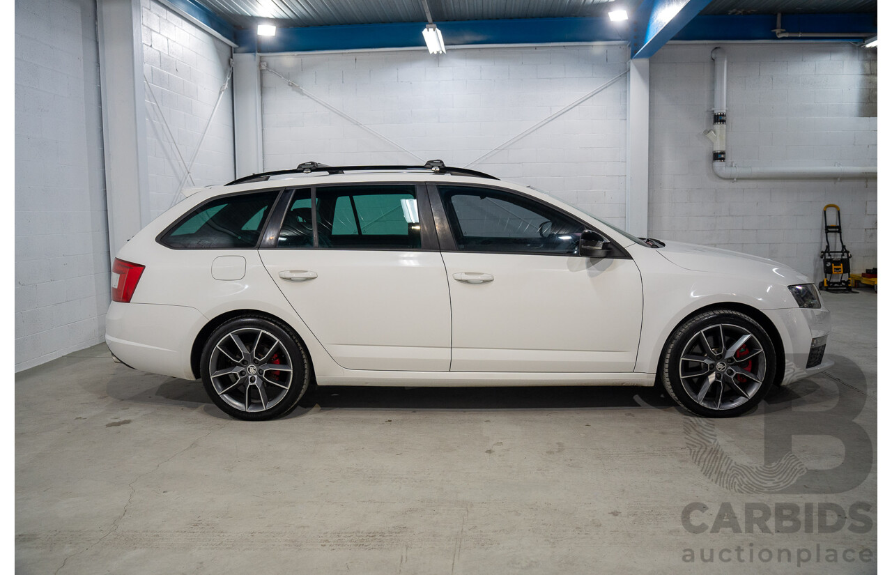 1/2014 Skoda Octavia RS 162 TSI NE MY15 4d Wagon White Turbo 2.0L