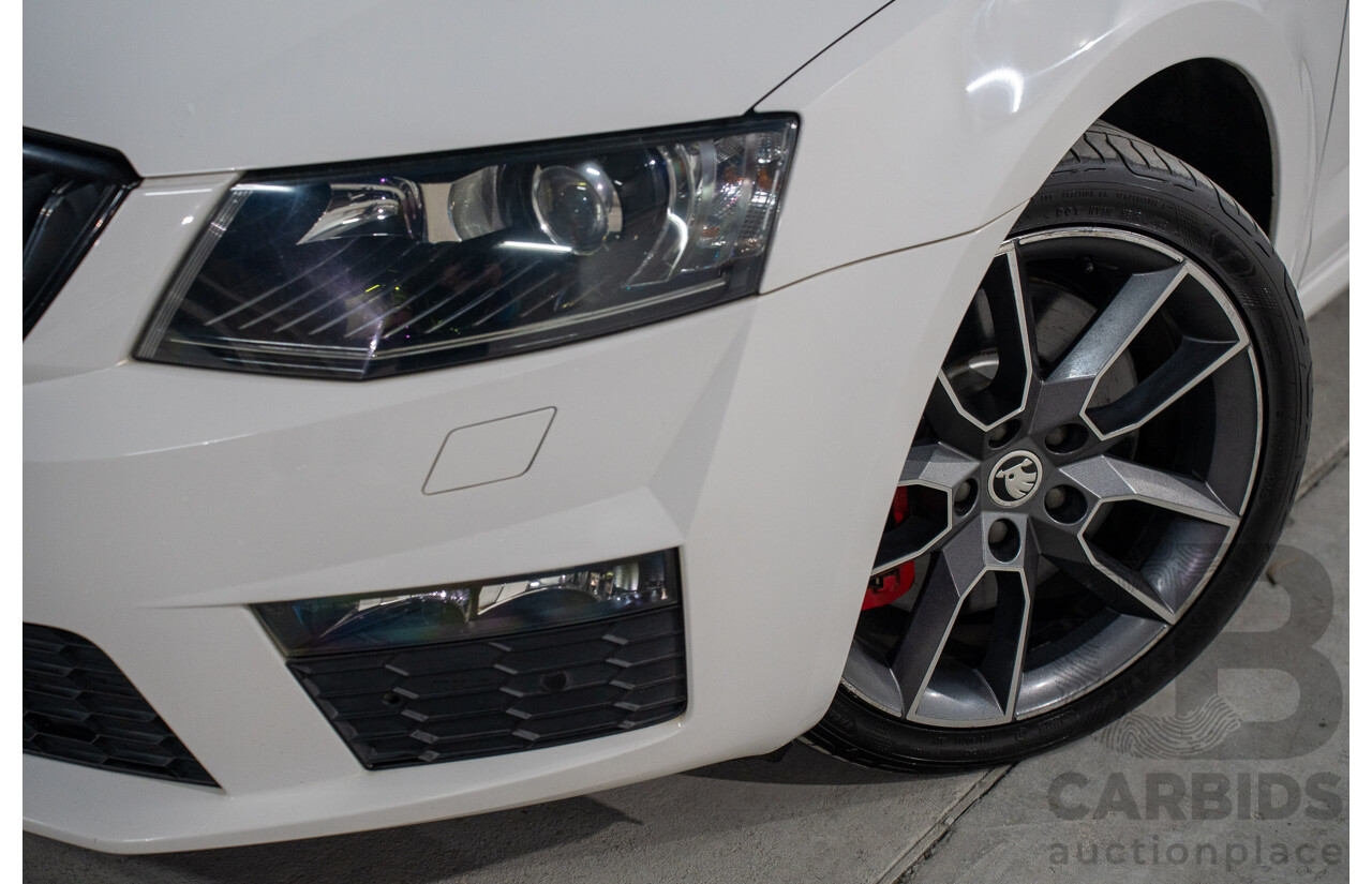 1/2014 Skoda Octavia RS 162 TSI NE MY15 4d Wagon White Turbo 2.0L