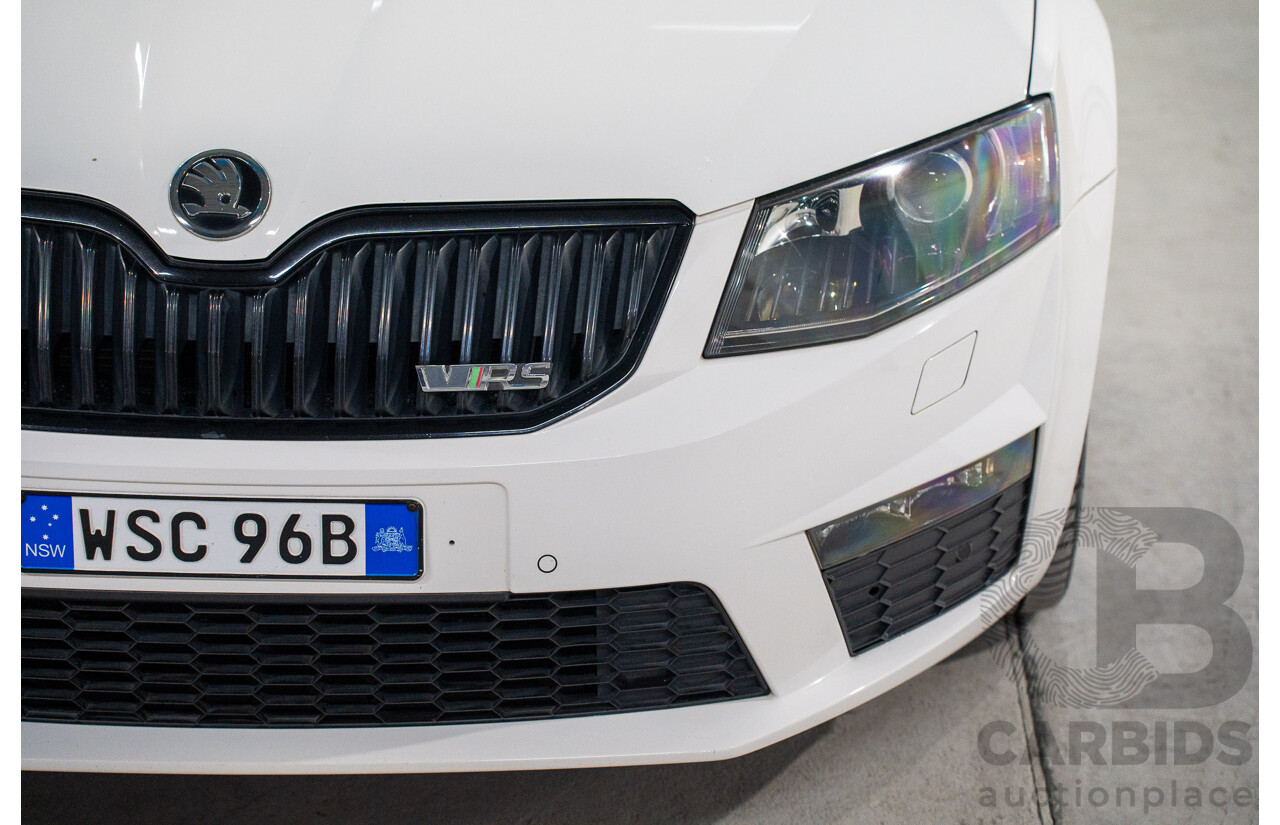 1/2014 Skoda Octavia RS 162 TSI NE MY15 4d Wagon White Turbo 2.0L