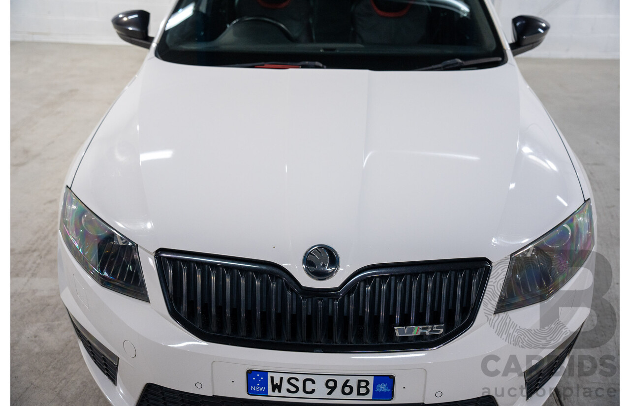 1/2014 Skoda Octavia RS 162 TSI NE MY15 4d Wagon White Turbo 2.0L