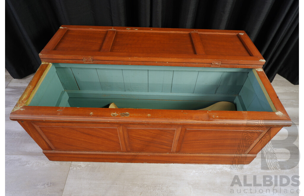 Vintage Painted Blanket Box