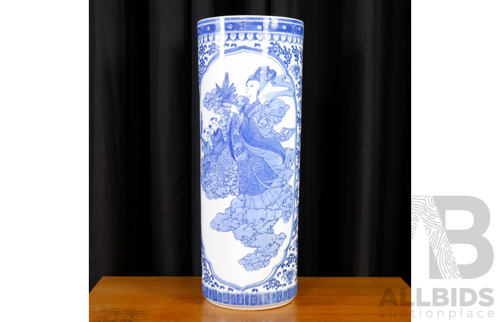 Chinese Blue and White Stick Stand