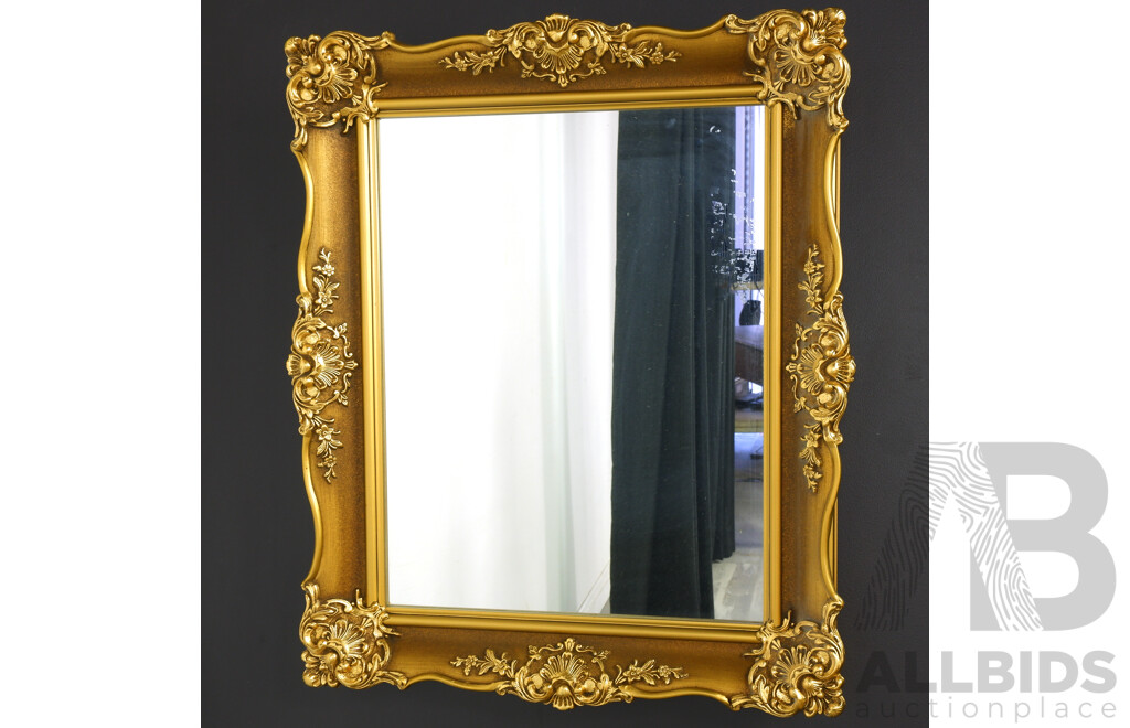 Gilt Framed Mirrors X Two