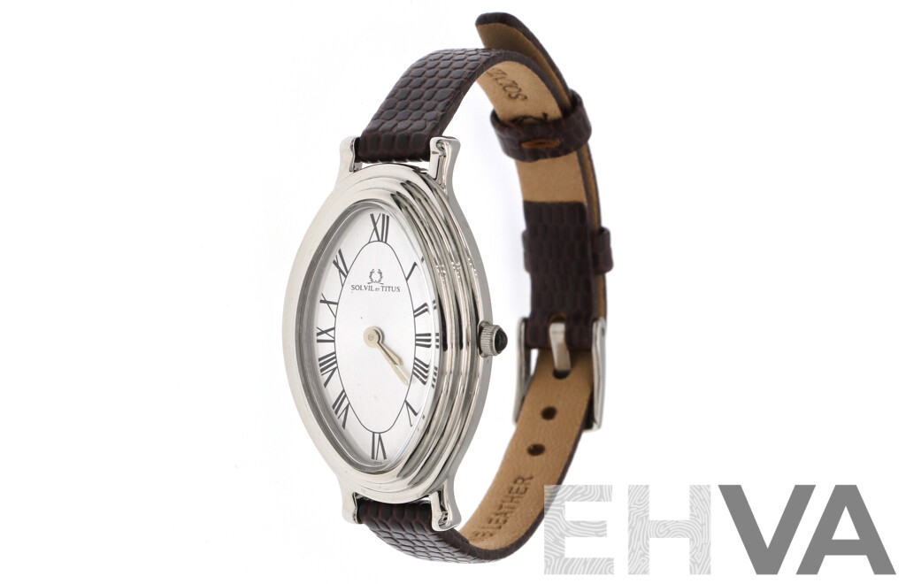 Solvil Et Titus Ladies Watch, 06-082, 38mm, with Sapphire Cabochon Dial