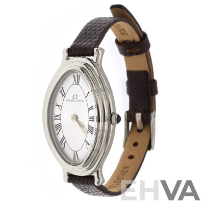 Solvil Et Titus Ladies Watch, 06-082, 38mm, with Sapphire Cabochon Dial