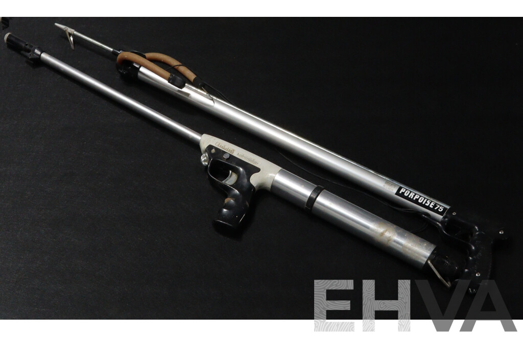 Porpoise 75 Aluminium Spear Gun and Technishub Example