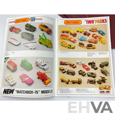1978 Matchbox Distributors Catalogue with Twelve 1987 Matchbox Models of Yesteryear Catalogues