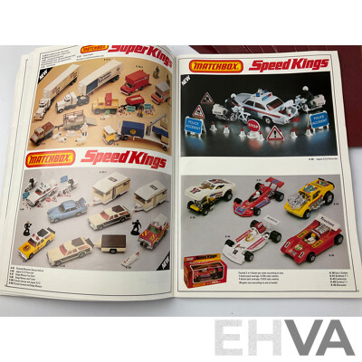 1978 Matchbox Distributors Catalogue with Twelve 1987 Matchbox Models of Yesteryear Catalogues