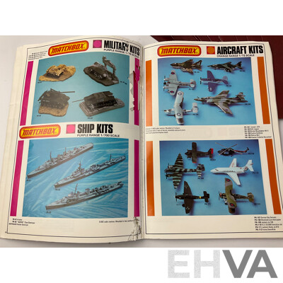 1978 Matchbox Distributors Catalogue with Twelve 1987 Matchbox Models of Yesteryear Catalogues