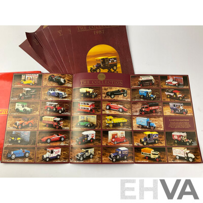 1978 Matchbox Distributors Catalogue with Twelve 1987 Matchbox Models of Yesteryear Catalogues